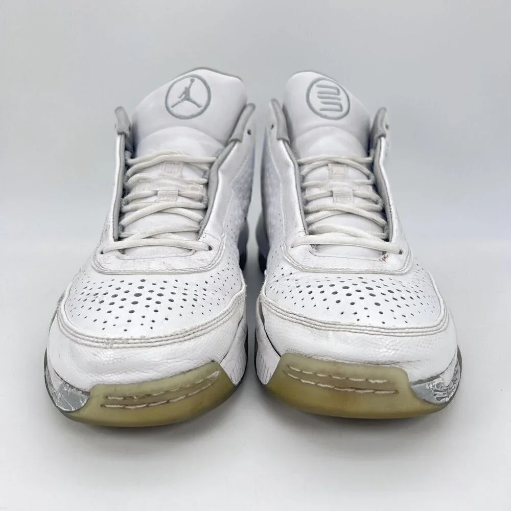 Nike Air Jordan 2010 Dwayne Wade Men Size 11 Shoes White Grey 415093-103